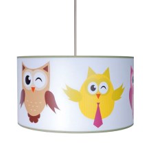Hanglamp kinderkamer OWLS 1xE27/60W/230V
