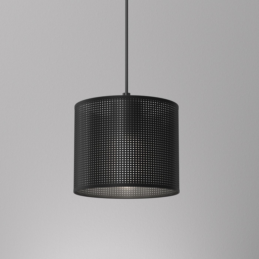 Hanglamp aan kabel LOFT SHADE 1xE27/60W/230V Ø 18 cm zwart