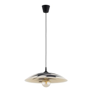 Hanglamp met kabel ARMI 1xE27/15W/230V zwart/beige
