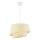 Hanglamp met kabel BARETTE 1xE27/60W/230V crème