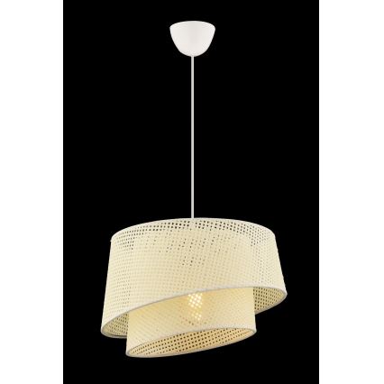 Hanglamp met kabel BARETTE 1xE27/60W/230V crème