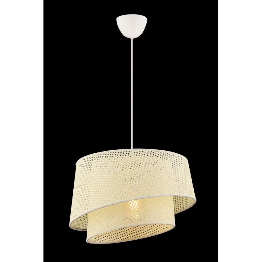 Hanglamp met kabel BARETTE 1xE27/60W/230V crème