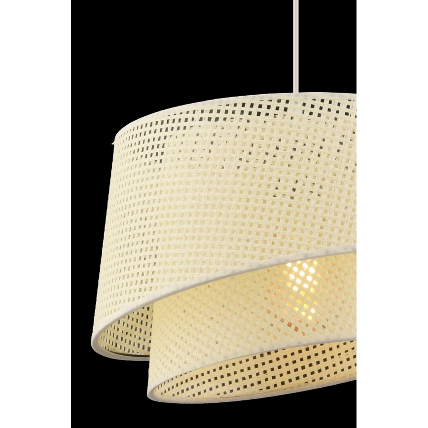 Hanglamp met kabel BARETTE 1xE27/60W/230V crème