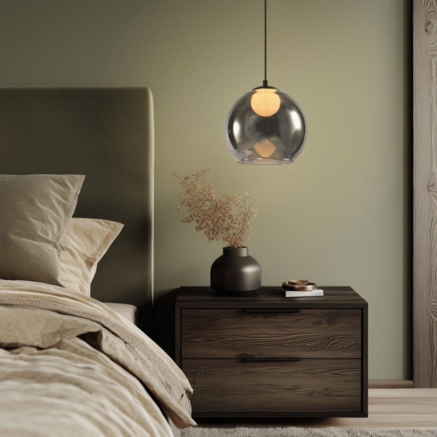 Hanglamp met kabel BRIN 1xG9/15W/230V rookzwart