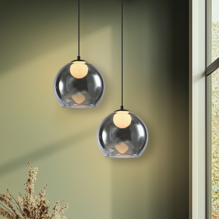 Hanglamp met kabel BRIN 1xG9/15W/230V rookzwart