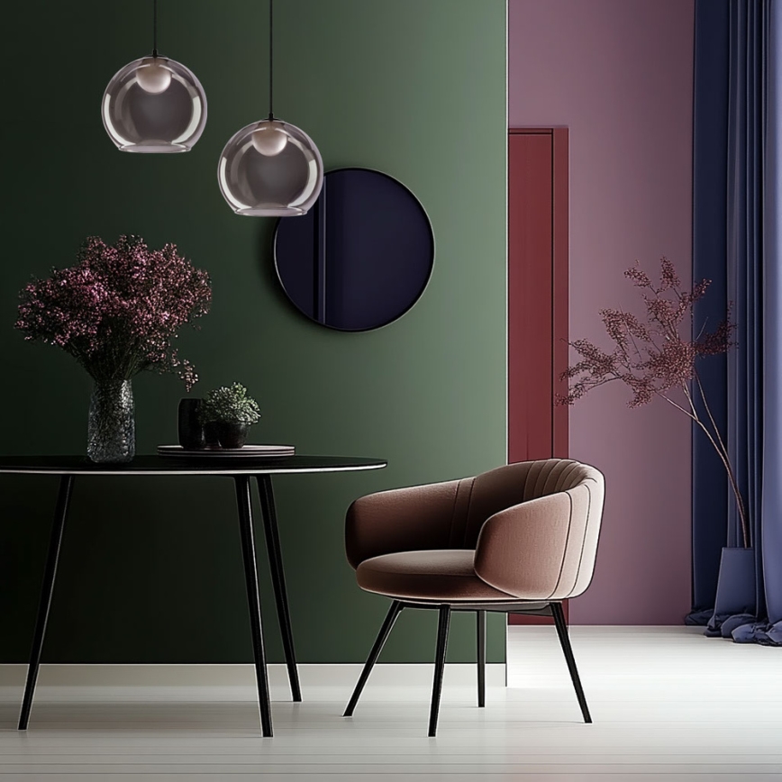 Hanglamp met kabel BRIN 1xG9/15W/230V rookzwart