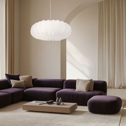 Hanglamp met kabel CAFEE 1xE27/40W/230V Ø 66 cm wit