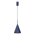 Hanglamp met kabel CAPITAL 1xGX53/15W/230V Ø 17 cm blauw