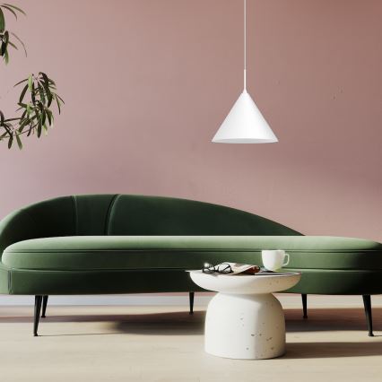 Hanglamp met kabel CAPITAL 1xGX53/15W/230V Ø 32 cm wit