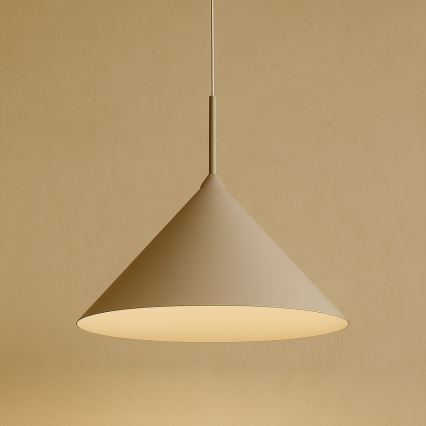 Hanglamp met kabel CAPITAL 1xGX53/15W/230V Ø 46 cm taupe