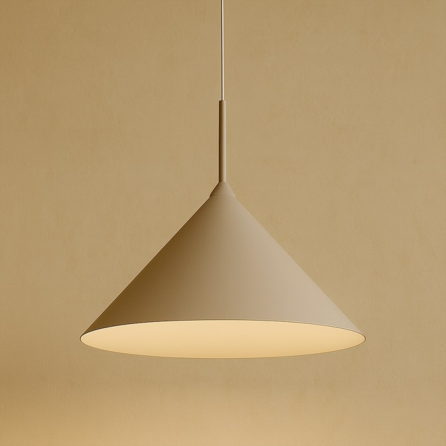 Hanglamp met kabel CAPITAL 1xGX53/15W/230V Ø 46 cm taupe