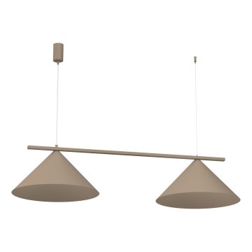 Hanglamp met kabel CAPITAL 2xGX53/15W/230V taupe