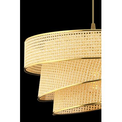 Hanglamp met kabel COUPER 1xE27/60W/230V beige/goud