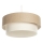 Hanglamp met kabel DUO 1xE27/60W/230V Ø 50 cm beige/crème