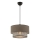 Hanglamp met kabel ECHO 1xE27/60W/230V bruin/grijs