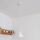Hanglamp met kabel ETNA II 1xE27/15W/230V Ø 18,5 cm, wit