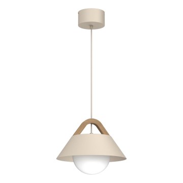Hanglamp met kabel FUNDA 1xE27/15W/230V beige