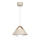 Hanglamp met kabel FUNDA 1xE27/15W/230V beige