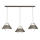 Hanglamp met kabel FUNDA 3xE27/15W/230V bronskleurig