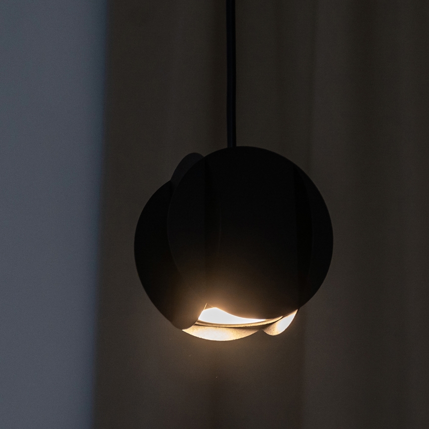 Hanglamp met kabel GAMBIT 1xGU10/10W/230V zwart
