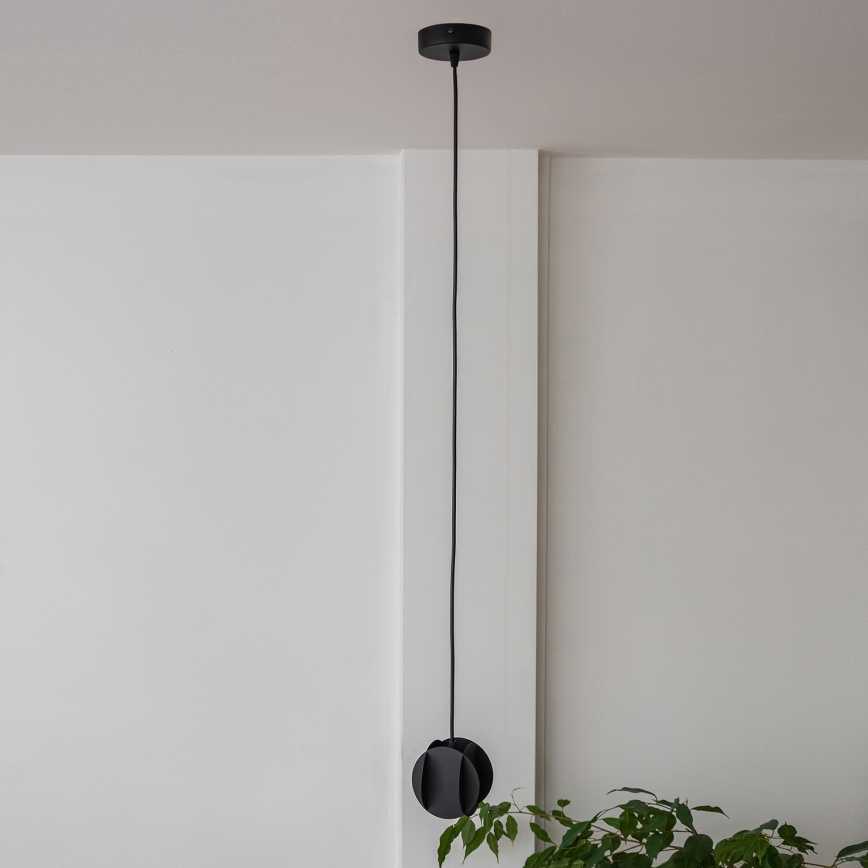 Hanglamp met kabel GAMBIT 1xGU10/10W/230V zwart
