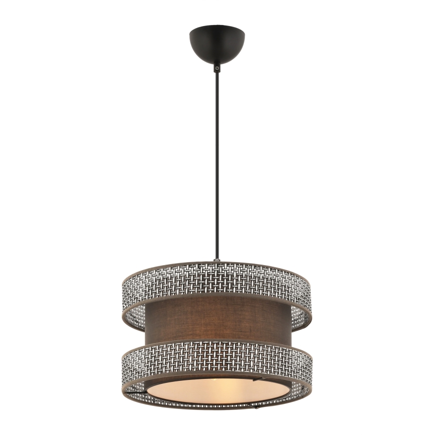 Hanglamp met kabel HALO 1xE27/60W/230V bruin/grijs