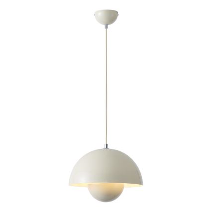 Hanglamp met kabel JARDEN 1xE27/15W/230V crème