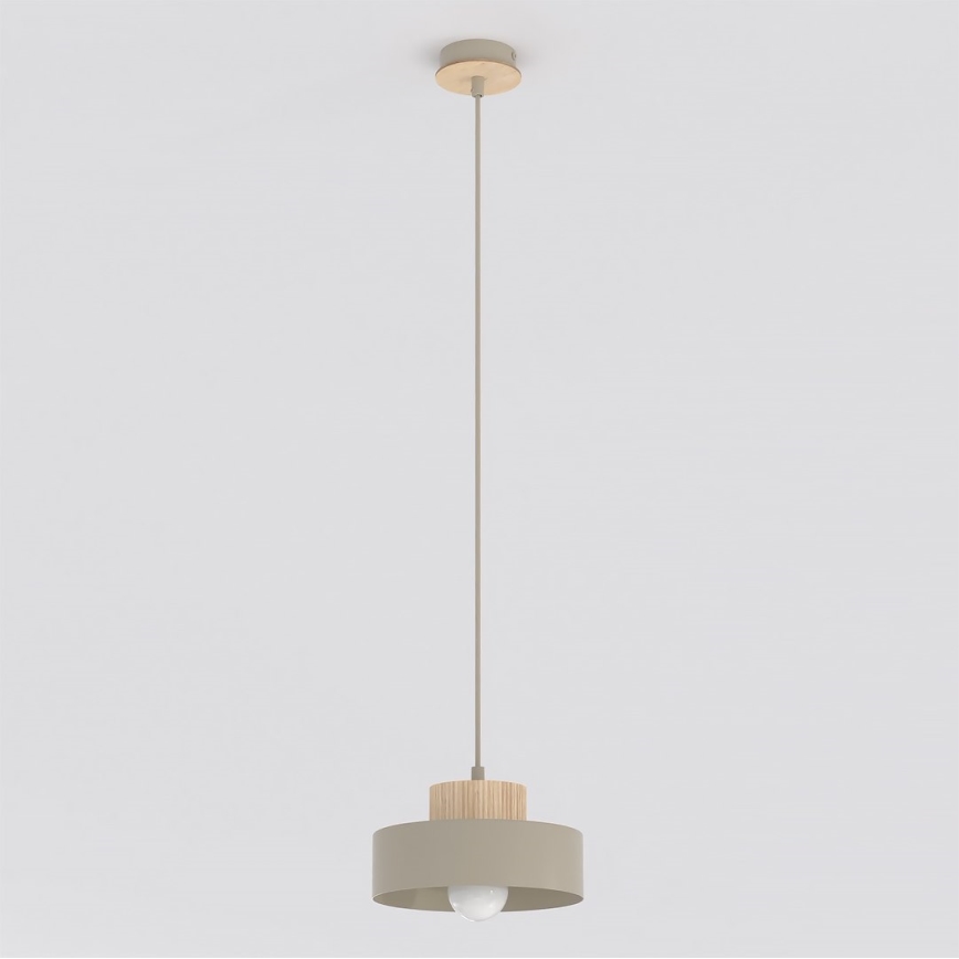 Hanglamp met kabel KIVI 1xE27/15W/230V beige
