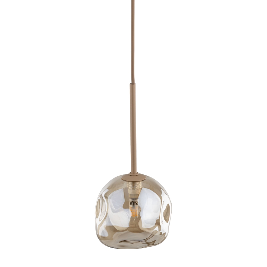 Hanglamp met kabel LAVA 1xG9/8W/230V beige/gerookt beige