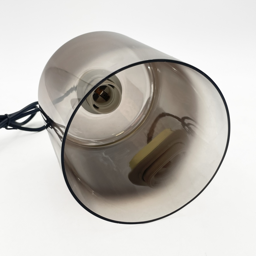 Hanglamp met kabel LIAH 1xE27/15W/230V goud/rookbruin