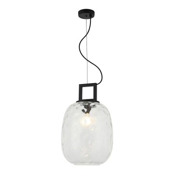 Hanglamp met kabel LUCY 1xE27/40W/230V zwart