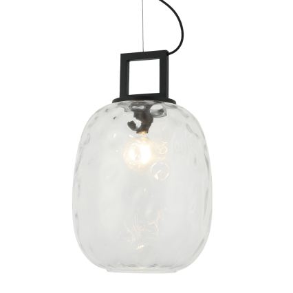 Hanglamp met kabel LUCY 1xE27/40W/230V zwart