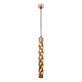 Hanglamp met kabel MARLEY 1xGU10/30W/230V goudkleurig