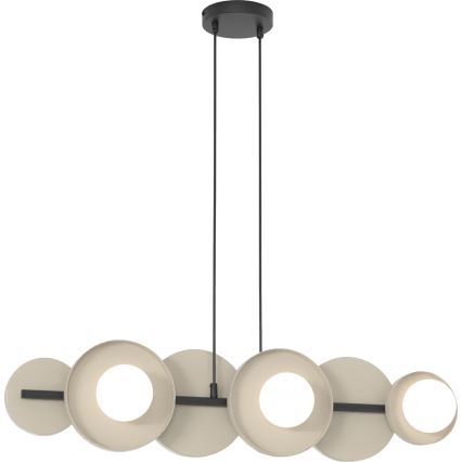 Hanglamp met kabel MODEL 6xG9/8W/230V beige