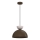 Hanglamp met kabel NEVIS 1xE27/15W/230V Ø 29 cm bruin