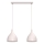 Hanglamp met kabel NOAK CLASSIC 2xE27/15W/230V crème