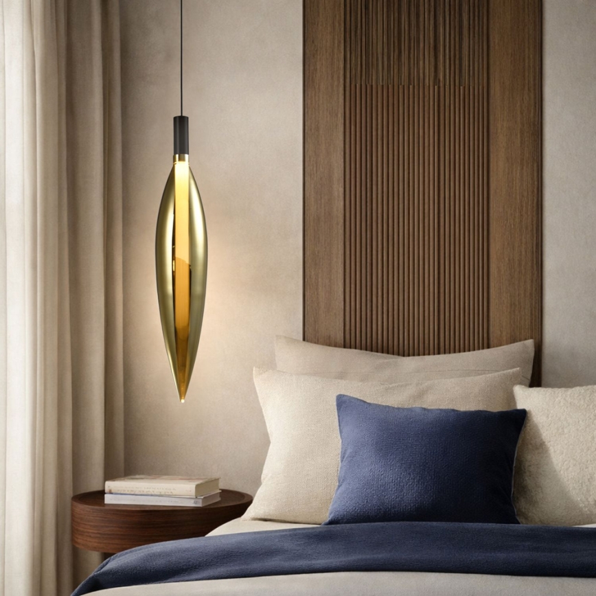 Hanglamp met kabel NORDIC 1xG9/5W/230V zwart/goud