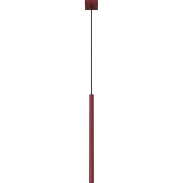 Hanglamp met kabel PASTELO 1xG9/8W/230V rood