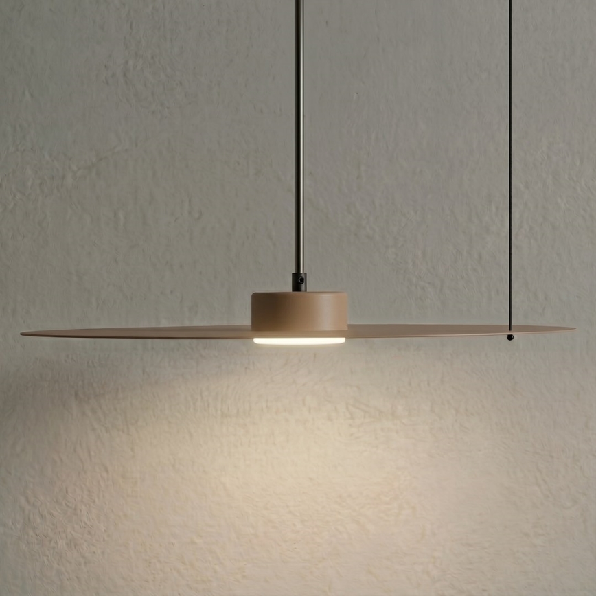 Hanglamp met kabel PIATTO 1xGX53/15W/230V Ø 45 cm beige
