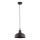 Hanglamp met kabel RODOS 1xE27/15W/230V zwart
