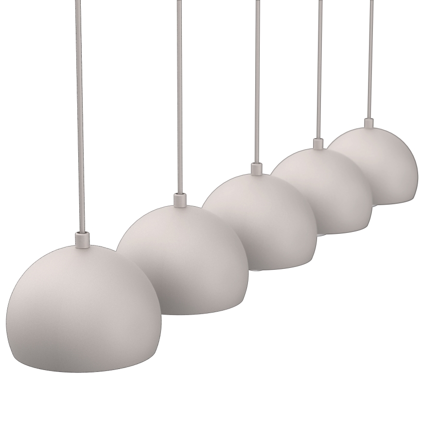 Hanglamp met kabel SOOL 5xE27/15W/230V crème