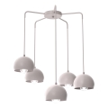 Hanglamp met kabel SOOL 5xE27/15W/230V crèmekleurig