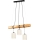 Hanglamp met kabel TRENO 3xE27/25W/230V dennenhout