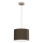 Hanglamp met snoer ARDEN 1xE27/15W/230V Ø 25 cm beige/bruin