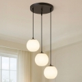 Hanglamp met snoer BALLISTIC 3xE27/40W/230V zwart