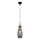Hanglamp met snoer BOTTLE 1xE14/4W/230V gerookt glas