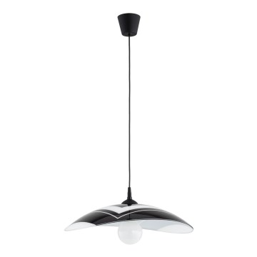 Hanglamp met snoer CZANI 1xE27/15W/230V zwart