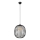 Hanglamp met snoer DESTELLO 1xE27/15W/230V Ø 32 cm zwart