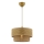 Hanglamp met snoer ECHO 1xE27/60W/230V bruin