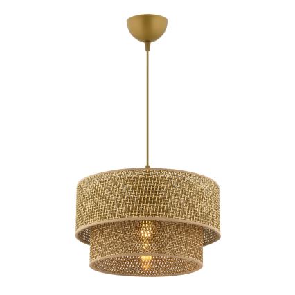 Hanglamp met snoer ECHO 1xE27/60W/230V bruin